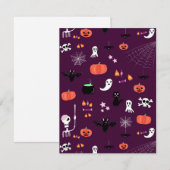 Carte De Remerciements Halloween (Devant / Derrière)