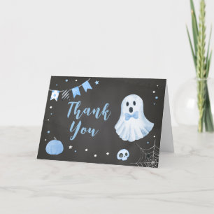 Carte De Remerciements Halloween c'est un Baby shower boo-y