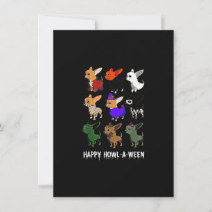 Carte De Remerciements Halloween Chihuahua Chien drôle Halloween heureux