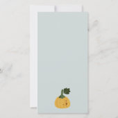 Carte De Remerciements Halloween Ghost Little Boo N'importe quel âge Anni (Dos)