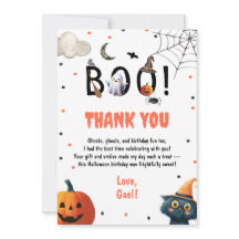 Halloween modifiable Anniversaire de la fête de ga