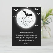 Carte De Remerciements Halloween personnalisé  (Debout devant)