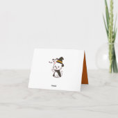 Carte De Remerciements Halloween Themed Baby Shower Invite (Dos)