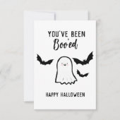 Carte De Remerciements Halloween Youve Been Boo ed (Devant)