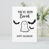 Carte De Remerciements Halloween Youve Been Boo ed (Debout devant)