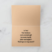 Carte De Remerciements Hamster Hug (Intérieur)