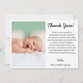 Carte De Remerciements Hand-Painted Libra Birthday Thank You (Dos)