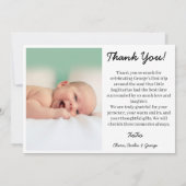 Carte De Remerciements Hand-Painted Sagittarius Birthday Thank You (Dos)