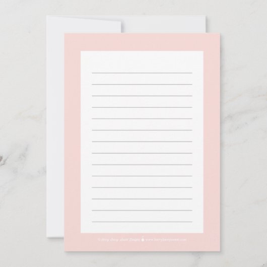 Carte De Remerciements Handscript Happiness EDITABLE COULEUR Photo (Dos)