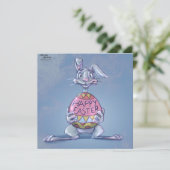 Carte De Remerciements Happy Easter Bunny (Debout devant)