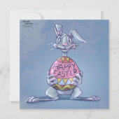 Carte De Remerciements Happy Easter Bunny (Devant)