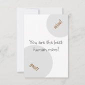 Carte De Remerciements Happy mothers day! (Dos)