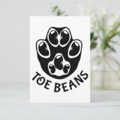 Carte De Remerciements Haricots - Haricots noirs (Debout devant)