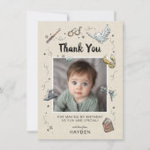Carte De Remerciements Harry Potter 1er anniversaire (Devant)