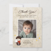 Carte De Remerciements HARRY POTTER™ Caractère Arc magique Anniversaire (Devant)