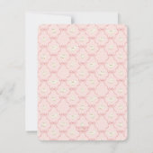 Carte De Remerciements Harry Potter Hedwig Pink Stripe Birthday (Dos)