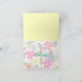 Carte de remerciements hawaïen mahalo (Intérieur)