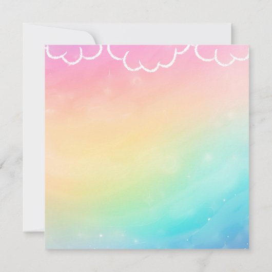 Carte De Remerciements Heaven Rainbow baby Labor Delivery NICU Hospital (Dos)