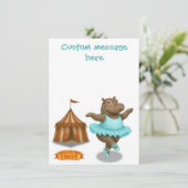 Carte De Remerciements Helene circus performer (Debout devant)