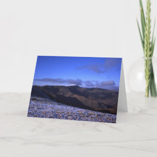 Carte De Remerciements Helvellyn hiver The Lake District England