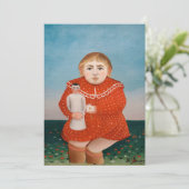 Carte De Remerciements Henri Rousseau - Enfant avec poupée (Debout devant)