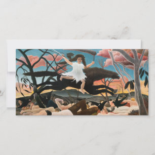 Carte De Remerciements Henri Rousseau - La guerre