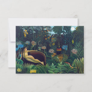 Carte De Remerciements Henri Rousseau - Le Rêve / Le Reve