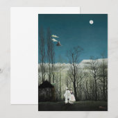 Carte De Remerciements Henri Rousseau - Soirée Carnaval (Devant / Derrière)