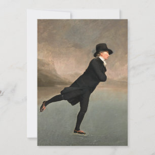 Carte De Remerciements Henry Raeburn - Le ministre du patinage