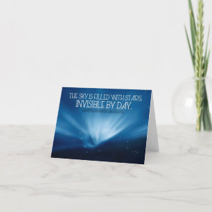 Carte De Remerciements Henry Wadsworth Longfellow Citation Inspiration Sk