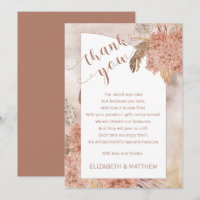 Herbe des Pampas | Remerciements Baby Shower Hydra