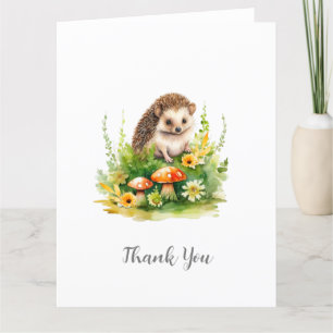Carte De Remerciements Hérisson personnalisé