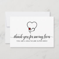 Héros de la santé Sauver des vies Coeur Stethoscop