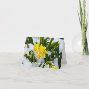 Carte De Remerciements Heure du printemps