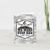 Carte De Remerciements Heureux d'attraper un papa / Étape papa / Grand-pè (Devant)