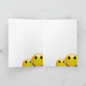 Carte de remerciements - heureux, souriant (Intérieur)