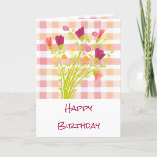 Carte De Remerciements Heureux voeux D'Anniversaire Pour Vous