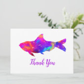 Carte De Remerciements Hippie (Debout devant)