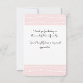 Carte De Remerciements Hippo doux (Dos)