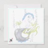 Carte De Remerciements Hippocampe (crâne) (Dos)