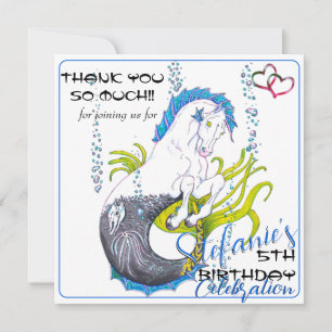 Carte De Remerciements Hippocampe (crâne)