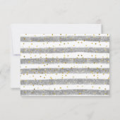 Carte De Remerciements Hiver Moderne Baby shower neutre d'attente rapide (Dos)