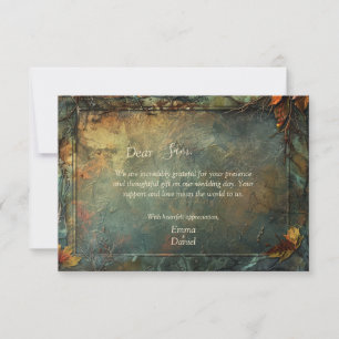 Carte De Remerciements Hobbiton Haven Mariage