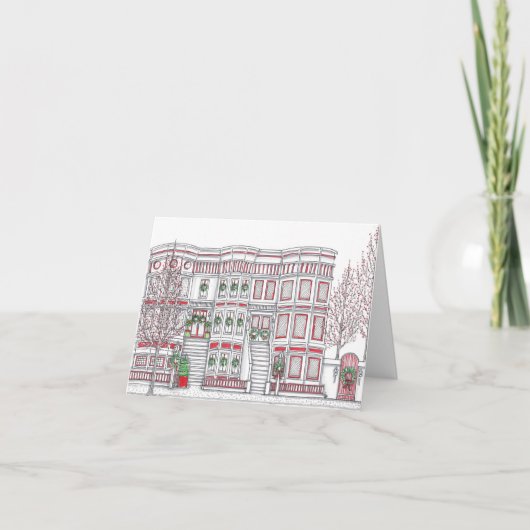 CARTE DE REMERCIEMENTS HOLIDAY IN BROOKLYN CARD (Devant)