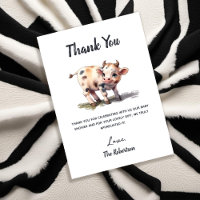 Holy Cow Farm Animal mignonne Baby Cow Baby shower