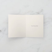 Carte De Remerciements Homard rustique Plage bleu foncé Mariage (Intérieur)