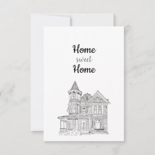 Carte De Remerciements Home Sweet Home Card