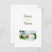 Carte De Remerciements Home Sweet Home Card (Devant / Derrière)