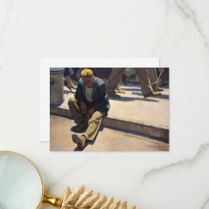 Carte De Remerciements Homme oublié par Maynard Dixon