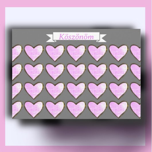 Carte de remerciements hongrois